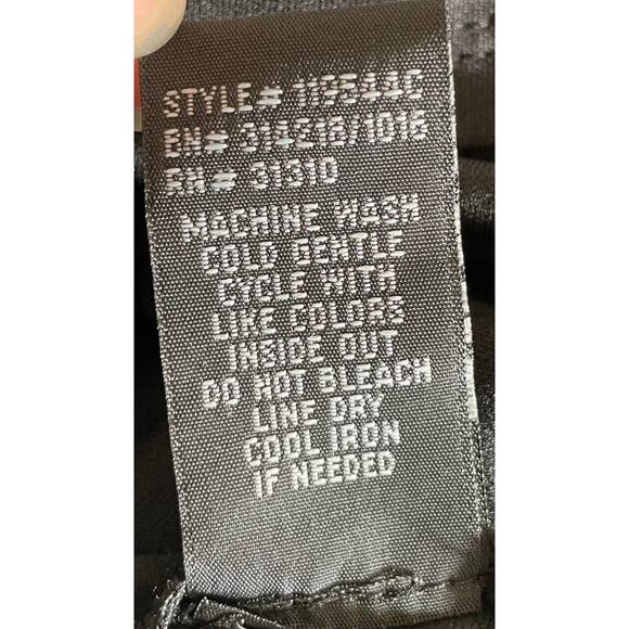 Y2K BCX Babydoll Sheer Bell Sleeve Floral Mini Dress Black Multi 3 Whimsigoth - Picture 12 of 12